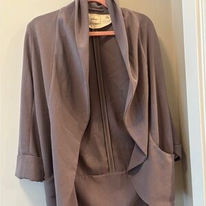 Wilfred Soft Purple Draped Blazer
